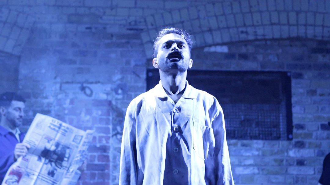 Oscar Castellino as Ali in Lowest of the Low — alternate production still